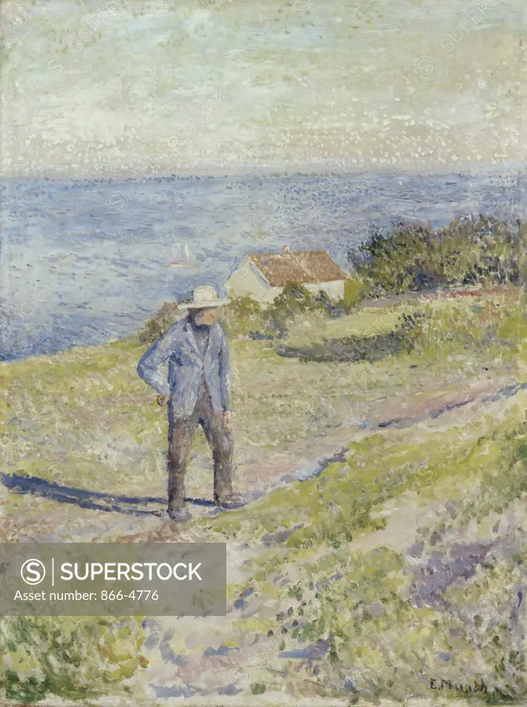 Summer in Asgardstrand  c. 1890-1892  Edvard Munch (1863-1944/Norwegian)    