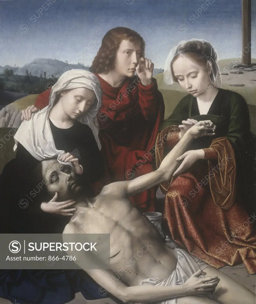 The Lamentation  Gerard David (ca. 1450-1523/ Dutch)  Oil on Panel  Christie's Images 