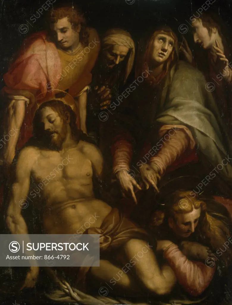 Lamentation by Giovanni Battista Naldini, painting, (c. 1537-1591), UK, England, London, Christie's Images