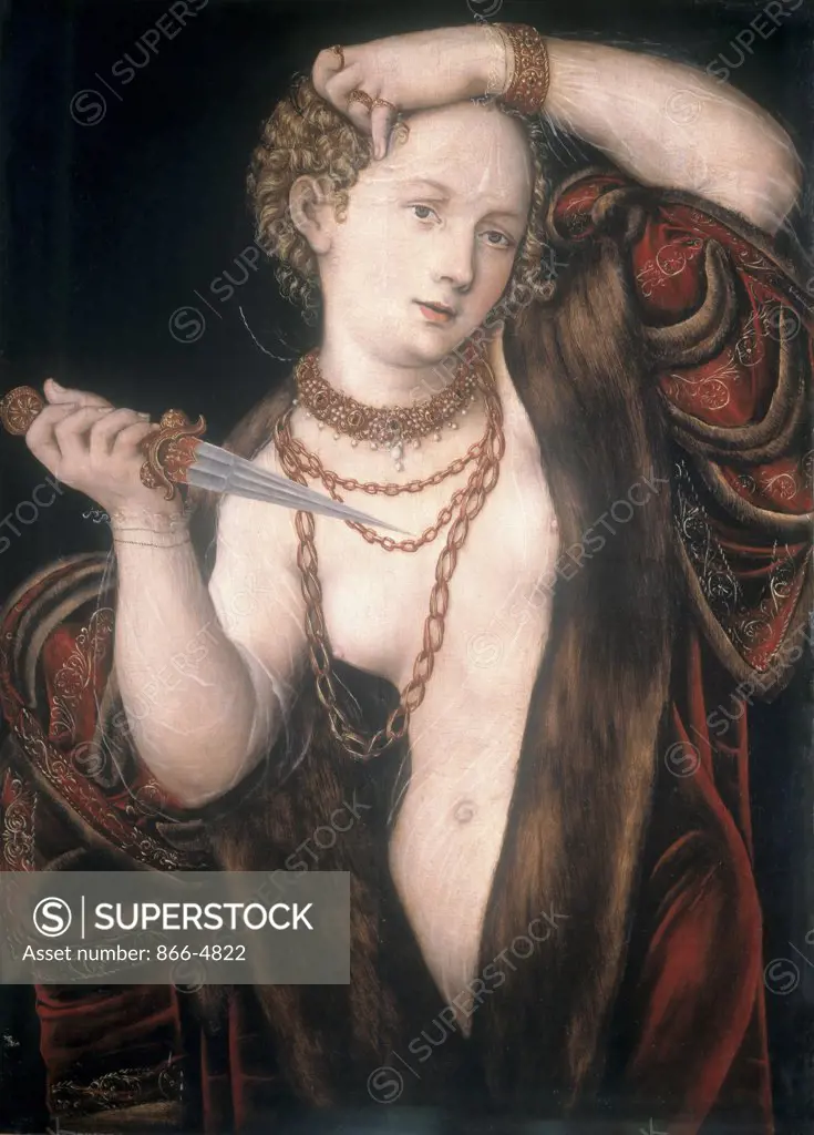 Lucretia  c. 1537  Lucas Cranach the Elder (1472-1553/German)  Christie's Images  