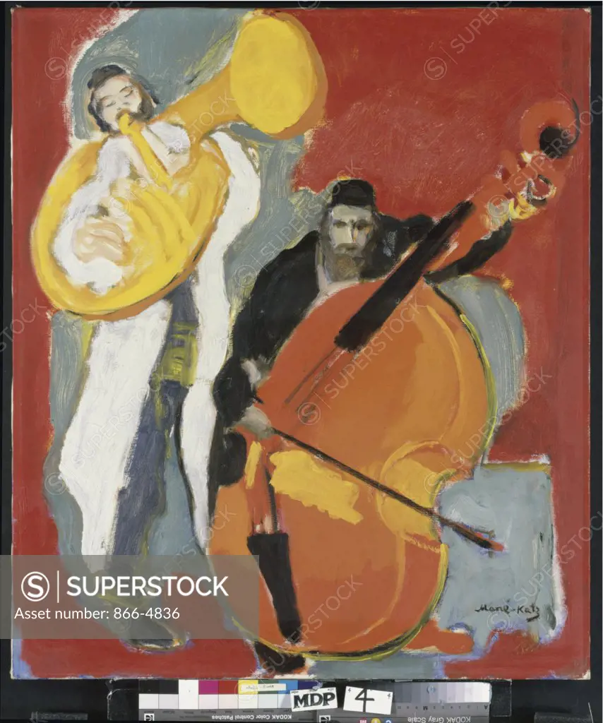 The Musicians Mane-Katz (1894-1962 Russian)  Oil on canvas Christie's Images, London, England 