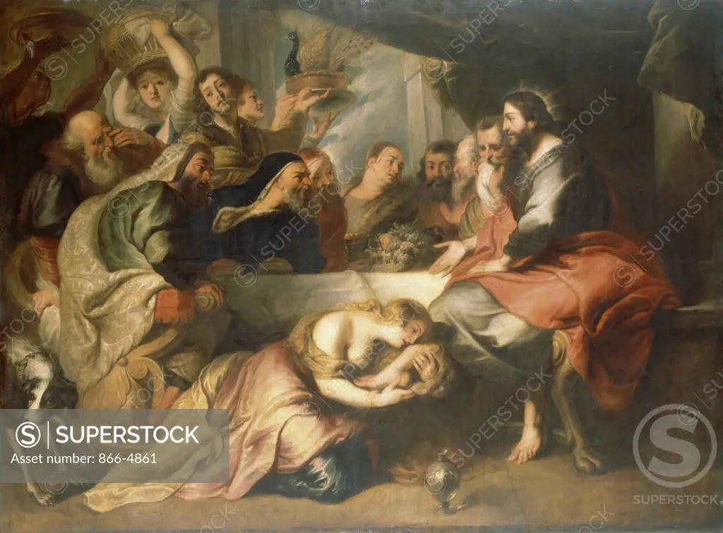 Christ in the House of Simon the Pharisee School of Peter Paul Rubens (1577-1640/Flemish) Christie's Images, London, England