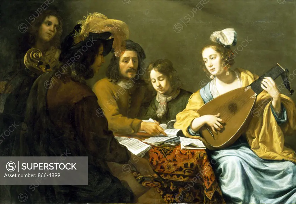 A Music Party Gerard van Kuijl (1604-1673/Dutch)  Christie's Images 