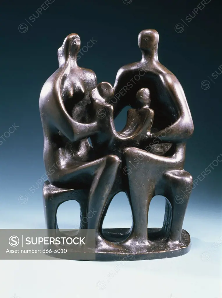 Family Group  1945  Henry Moore (1898-1986/British)    