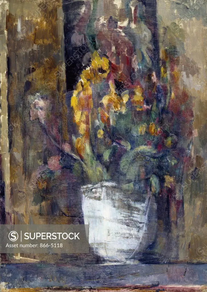 Le Vase de Fleurs 1897-1898 Paul Cezanne (1839-1906 French) Oil On Canvas Christie's Images, London, England