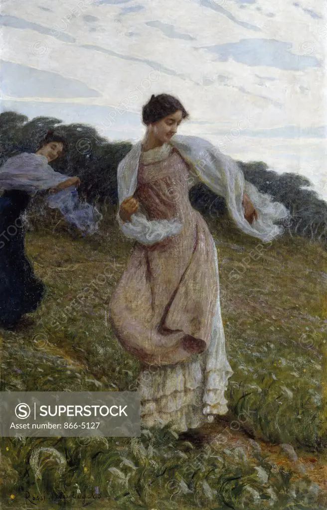 Venticello c.1910-12 Rossi, Luigi(1853-1923)Swiss Oil On Canvas Christie's Images, London, England