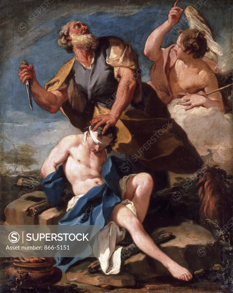 The Sacrifice Of Isaac Pittoni, Giovanni Battista (1687-1767) Oil On Canvas Christie's Images, London, England
