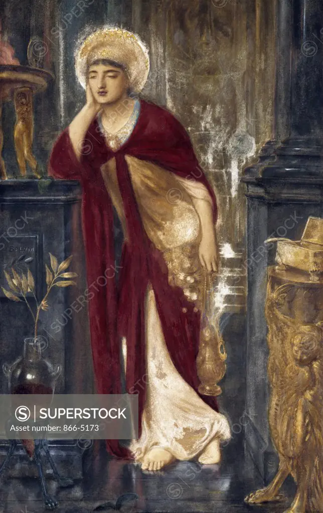 Heliogabalus, High Priest Of The Sun  Solomon, Simeon(1840-1905 British) Pencil & Watercolor Christie's Images, London, England 