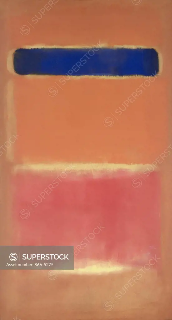 Blue Over Red  1953 Rothko, Mark(1903-1970 American) Oil On Canvas;Christie's Images, London, England 