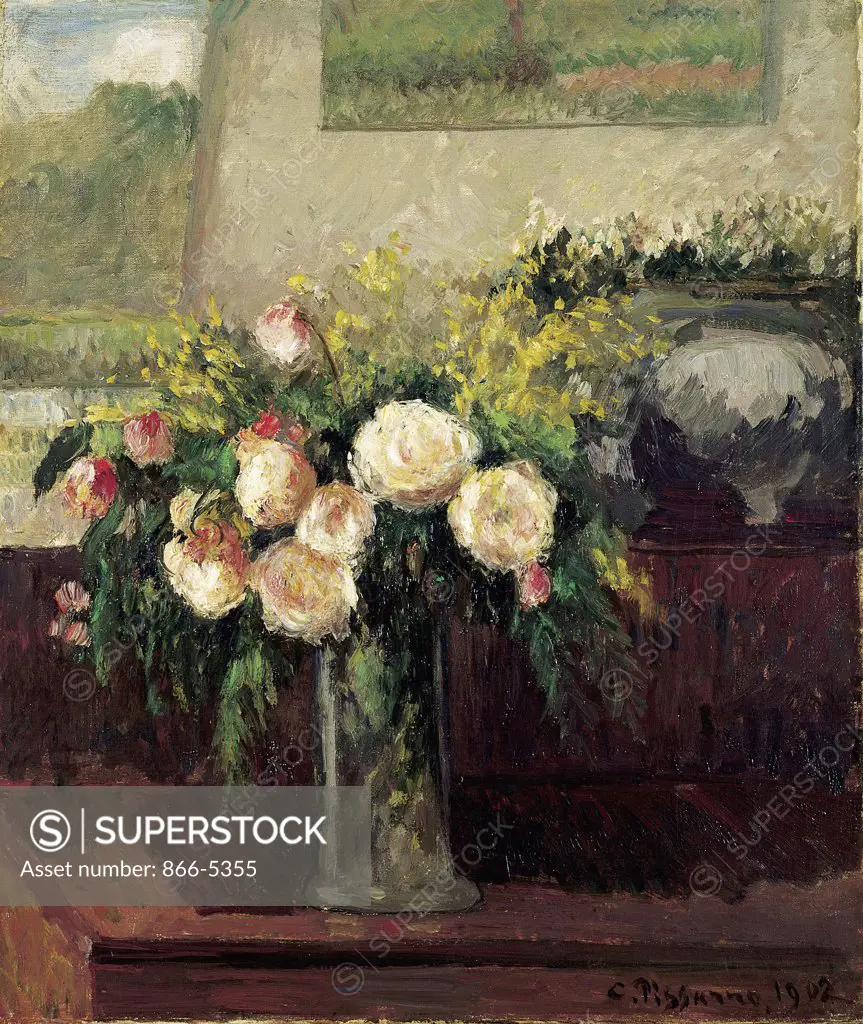Les Roses de Nice 1902 Camille Pissarro (1830-1903 French)