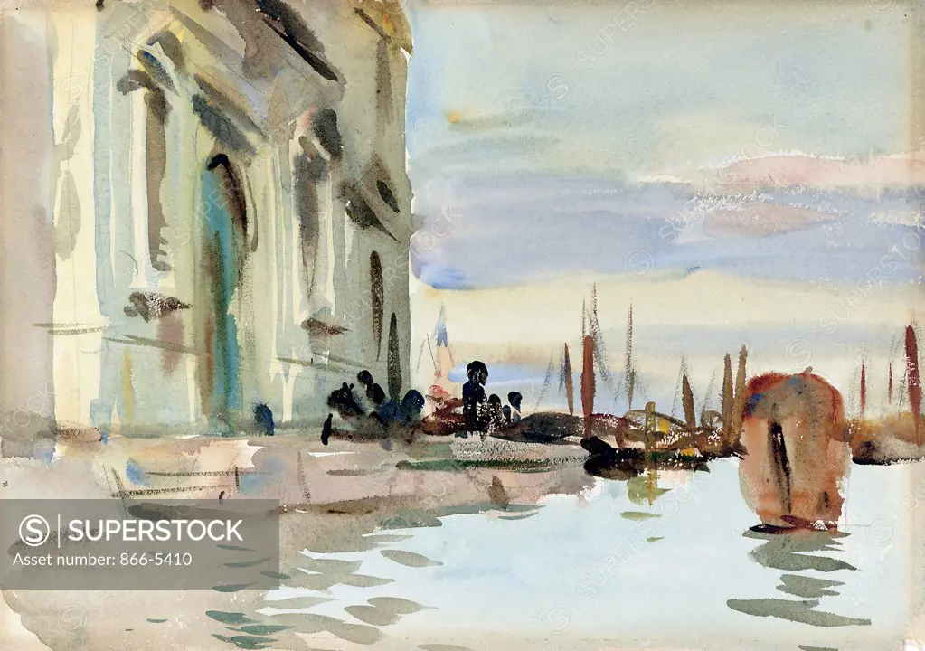 Spirito Santo, Zattere (Venice, Zattere) ca. 1903 John Singer Sargent (1856-1925 American) Watercolor & pencil