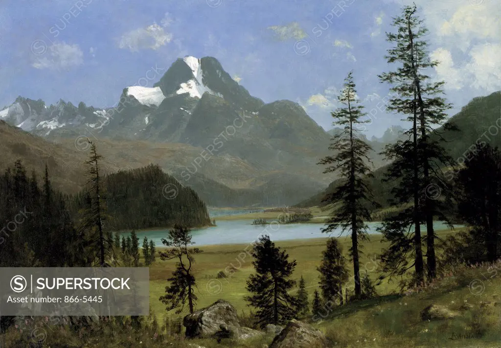 Long's Peak, Estes Park, Colorado Albert Bierstadt (1830-1902 American) Oil on canvas