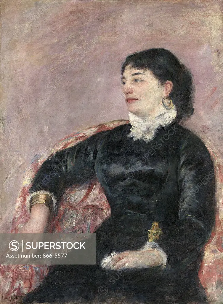 Portrait of an Italian Lady Mary Cassatt (1845-1926 American) Oil on canvas