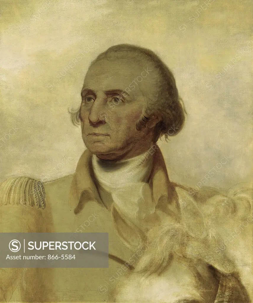 Sketch for Portrait of George Washington Rembrandt Peale (1778-1860 American) Oil on canvas