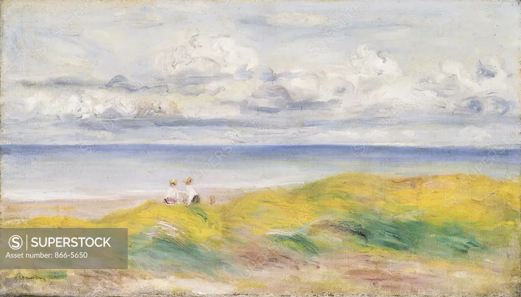 Sur La Falaise 1880 Pierre Auguste Renoir (1841-1919 French) Oil on canvas