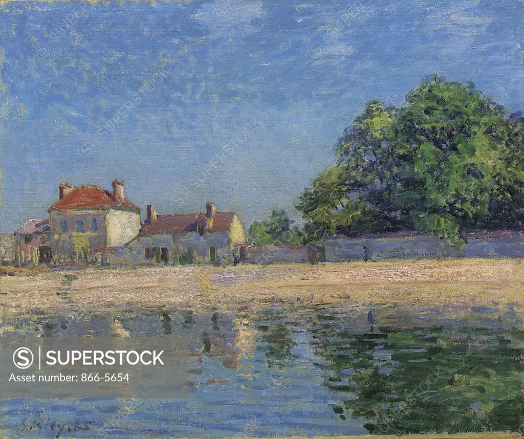 Bords du Loing, Saint-Mammes 1885 Alfred Sisley (1839-1899 French) Oil on canvas