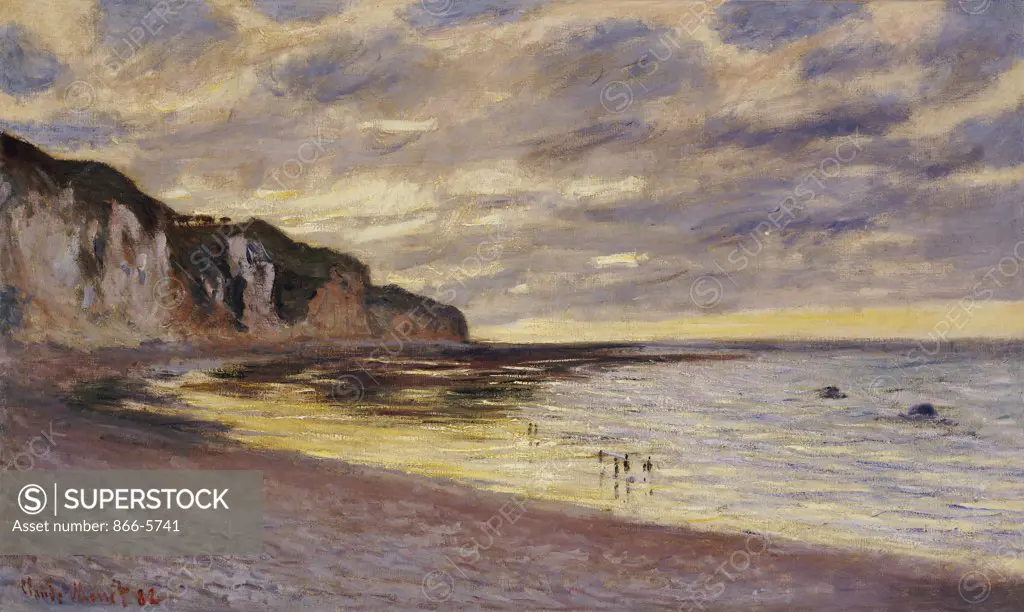 Pointe De Lailly, Maree Basse Claude Monet (1840-1926) Oil On Canvas, 1882 