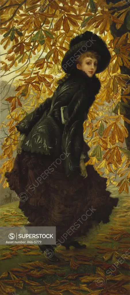 October,  James Jacques Joseph Tissot (1836-1906), Oil On Canvas