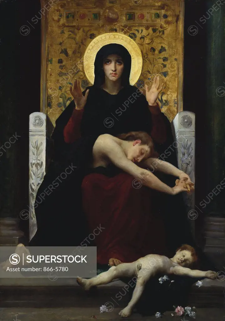 Vierge Consolatrice,  William Adolphe Bouguereau (1825-1905), Oil On Canvas, 1877