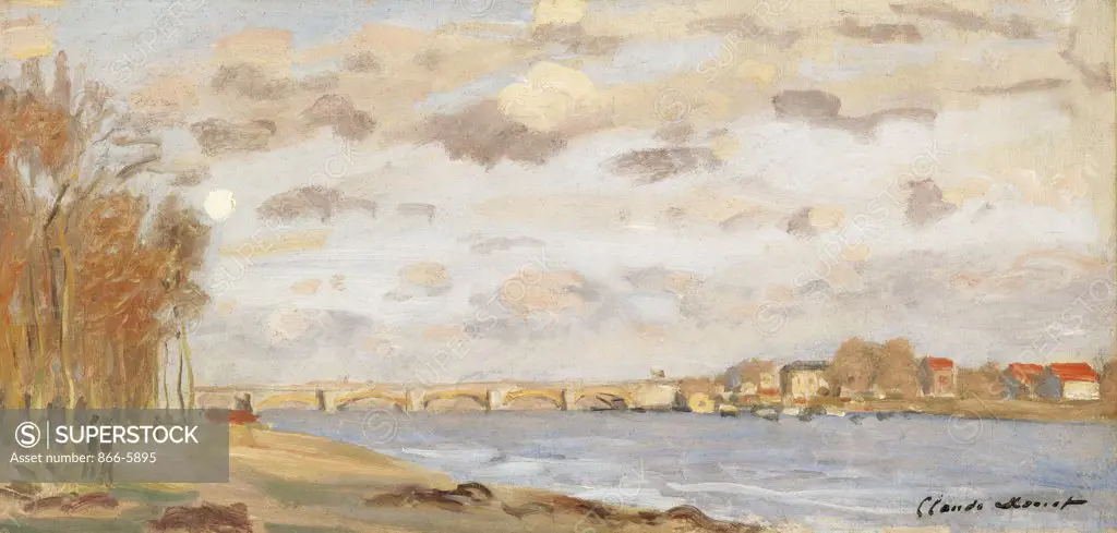The Seine At Argenteuil. La Seine A Argenteuil. Claude Monet (1840-1926).  Oil On Canvas, 1872