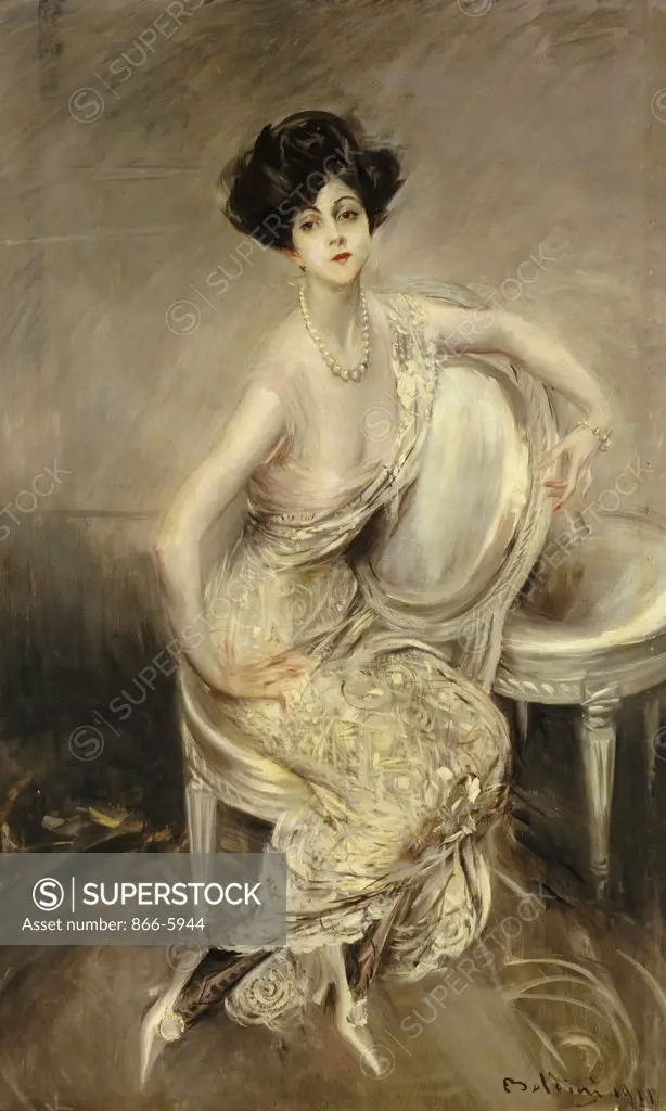 Portrait Of Rita De Acosta Lydig. Giovanni Boldini (1842-1931). Oil On Canvas, 1911.