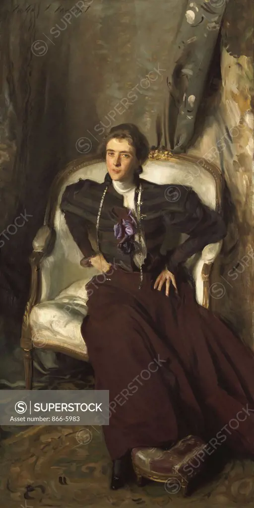 Portrait Of Miss Alice Brisbane Thursby. John Singer Sargent (1856-1925). Oil On Canvas, 1898.