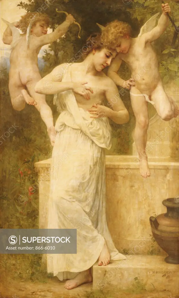 Blessures D'Amour. William Adolphe Bouguereau (1825-1905). Oil On Canvas, 1897.