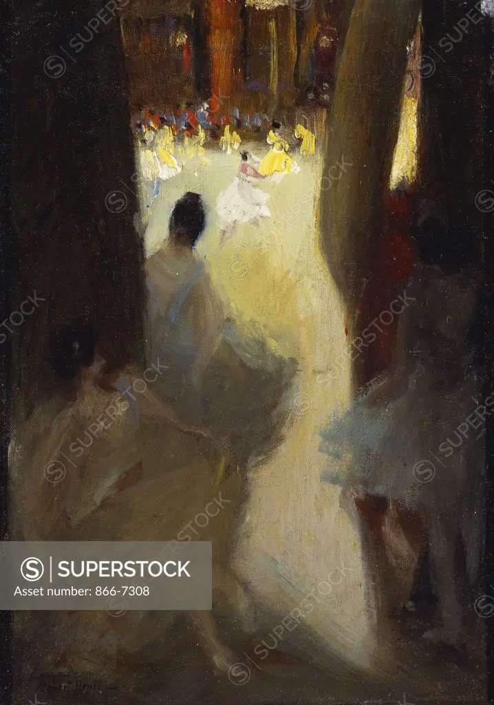 Ballet Girls, Philadelphia. Robert Henri (1865-1929). Oil on canvas.