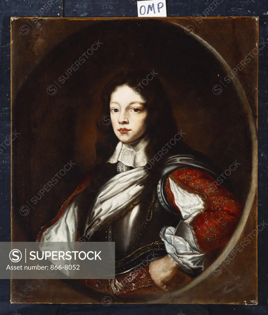 Portrait of a Young Gentleman, Wearing a Breastplate, over a Red Doublet with Slashed Sleeves. Giuseppe Ghislandi (Fra' Vittore Galgario) (1655-1743). Oil on panel, 100.5 x 86.2cm.