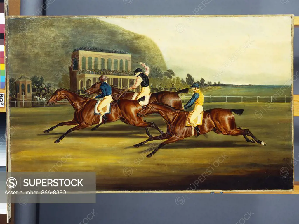 The Badsworth Hunt Gold Cup of Pontefract, Monday, March 29, 1824. Dated 1826, oil on canvas.