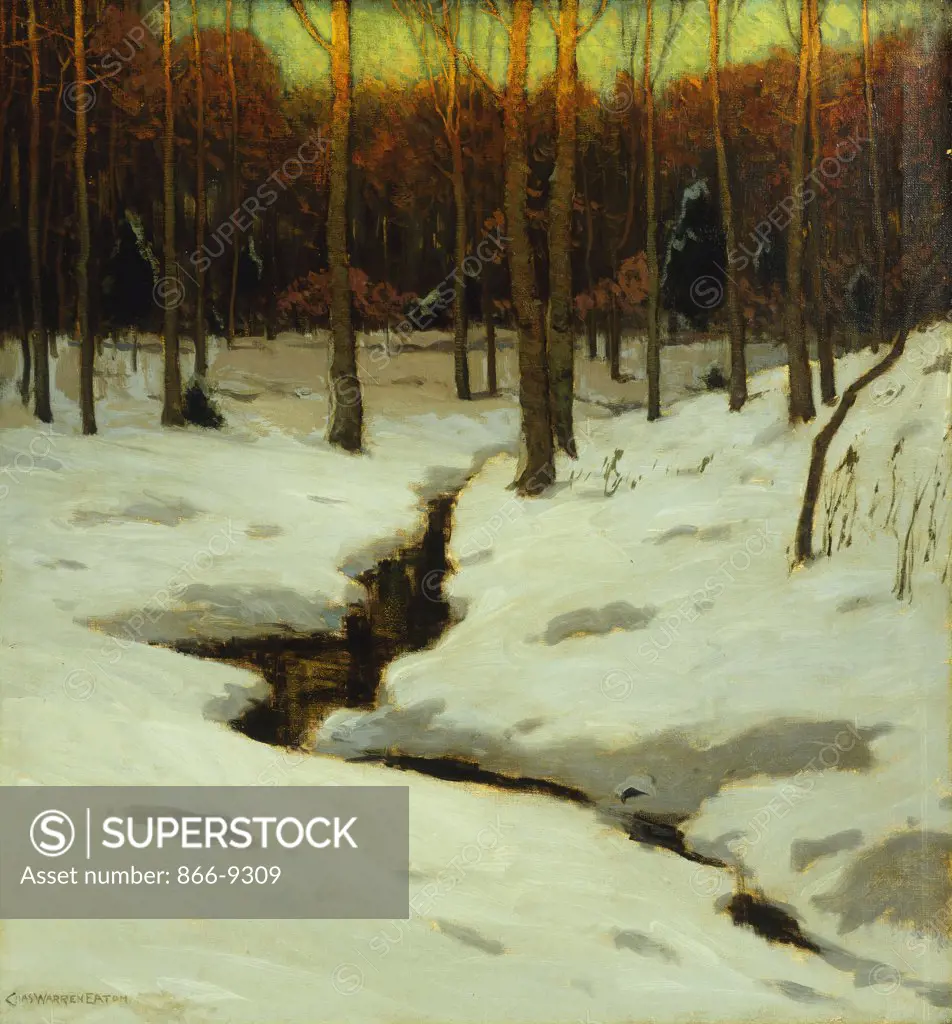 Winter Woods. Charles Warren Eaton (1857-1937). Oil on canvas. 76.1 x 71.1cm