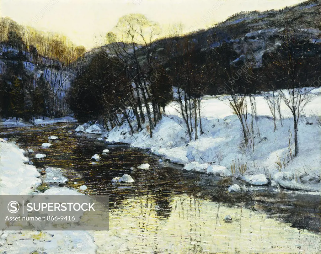 Dusk's Palette. George Gardner Symon (1861-1930). Oil on canvas. 101.8 x 127.8cm