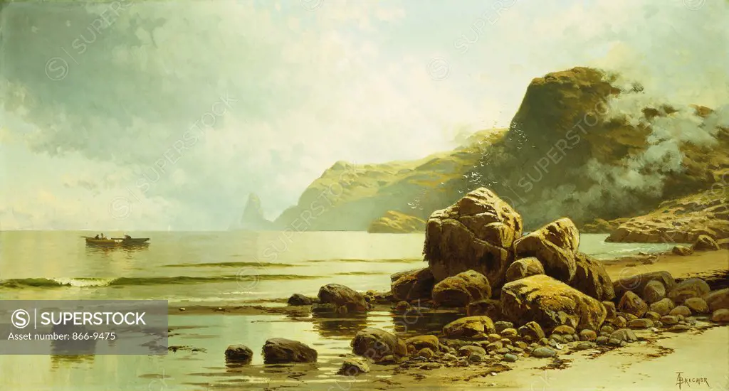 Low Tide, Southhead, Grand Manan Island. Alfred Thompson Bricher (1837-1908). Oil on canvas. 66 x 121.9cm