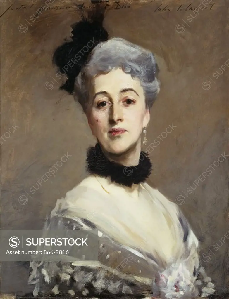 Princess de Beaumont. John Singer Sargent (1856-1925). Oil on canvas. 60.3 x 50.5cm