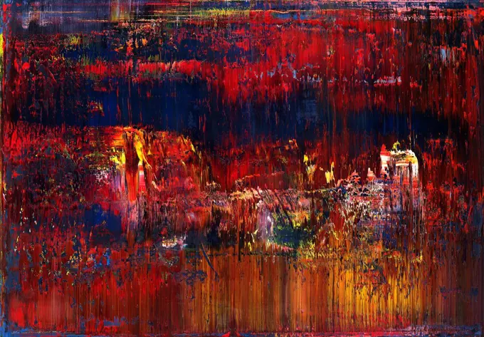 Abstract Painting; Abstraktes Bild. Gerhard Richter (b.1932). Oil on canvas. Painted 1987. 200 x 140cm.