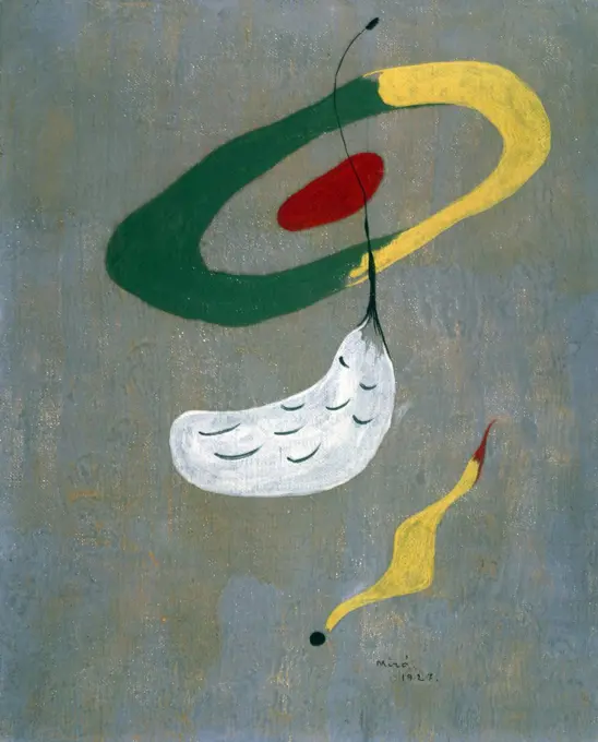 Formes Flottantes  Joan Miro (1893-1983/Spanish) Oil and tempera on canvas   