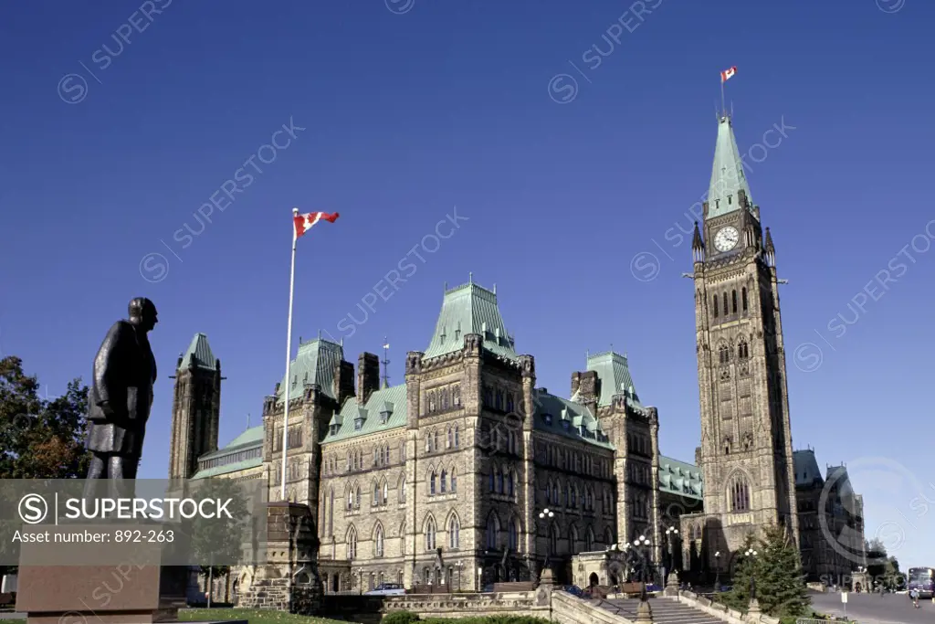 The Peace Tower Parliament Hill Ottawa Ontario Canada
