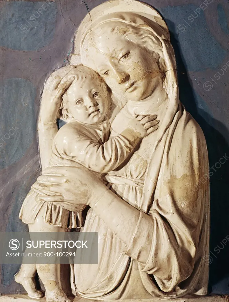 Madonna & Child, Della Robbia, Andrea (1435-1525/Italian)