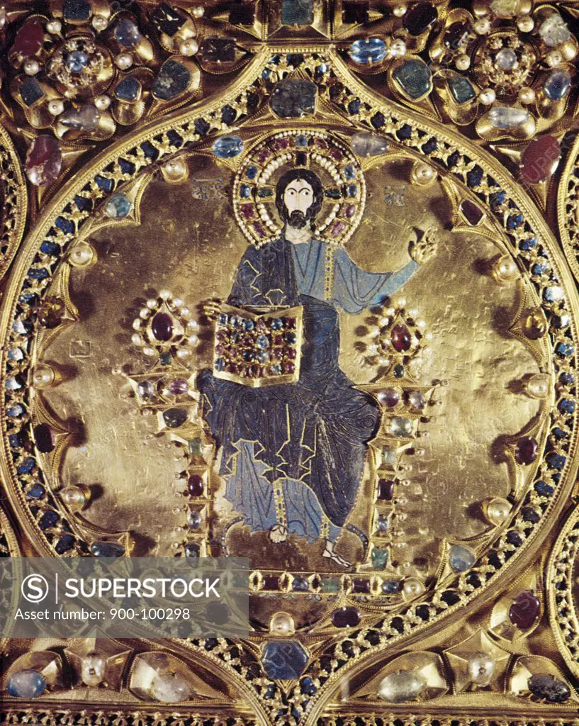 Jesus - 12th C. Jeweled Book , 12TH C., Artist Unknown