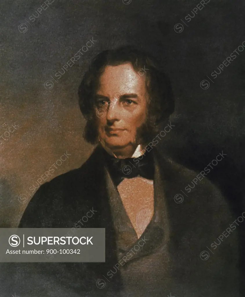 Portrait Of H. Wadsworth Longfellow Thomas Buchanan Read (1822-1872 American) 
