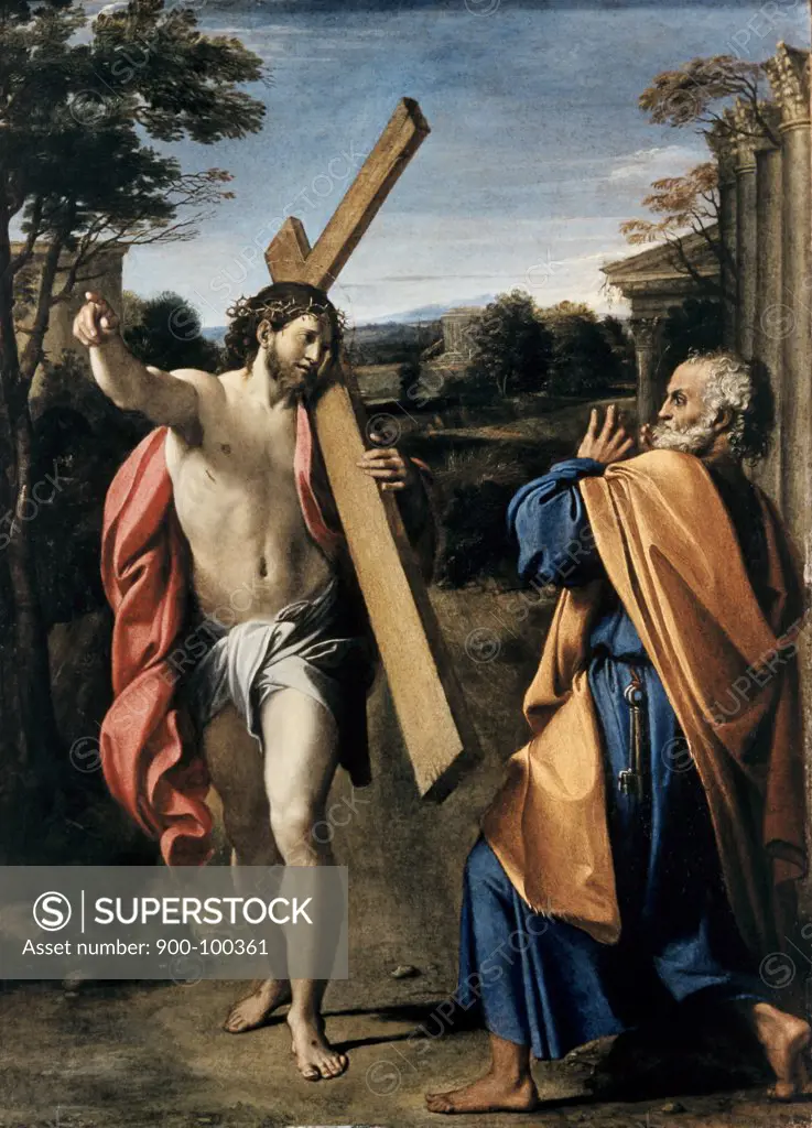 Christ Appearing to Saint Peter Agostino Carracci (1557-1602 Italian) 
