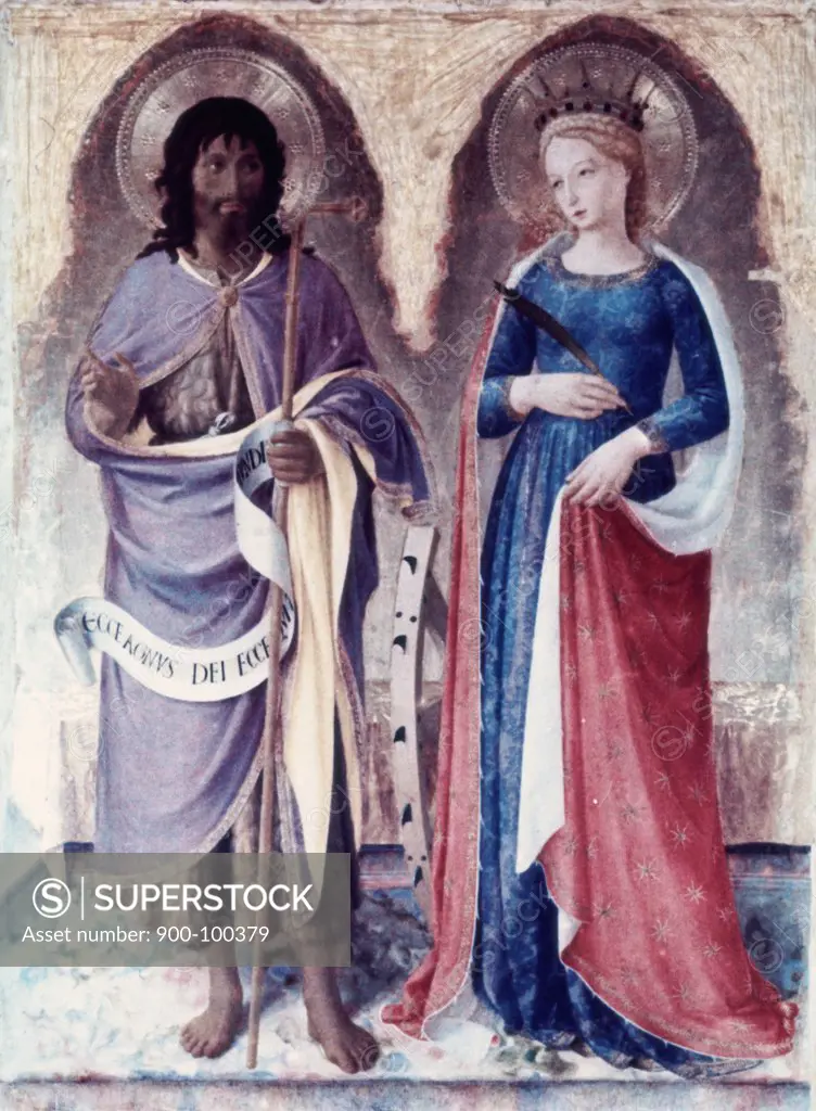 Saints Fra Angelico (ca.1395-1455 Italian) Fresco