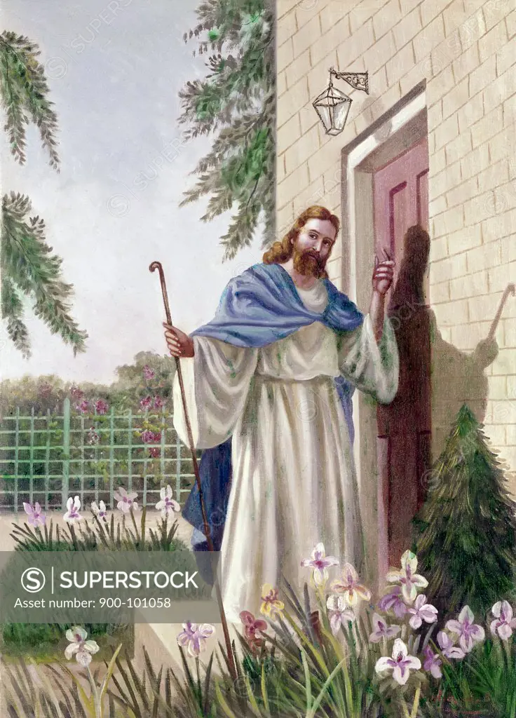 Jesus Knocketh at Door by Vittorio Bianchini (1797-1880)