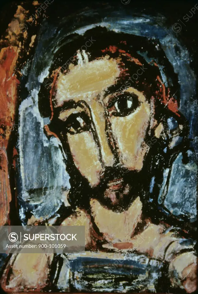 Christ by Georges Rouault, 1871-1958