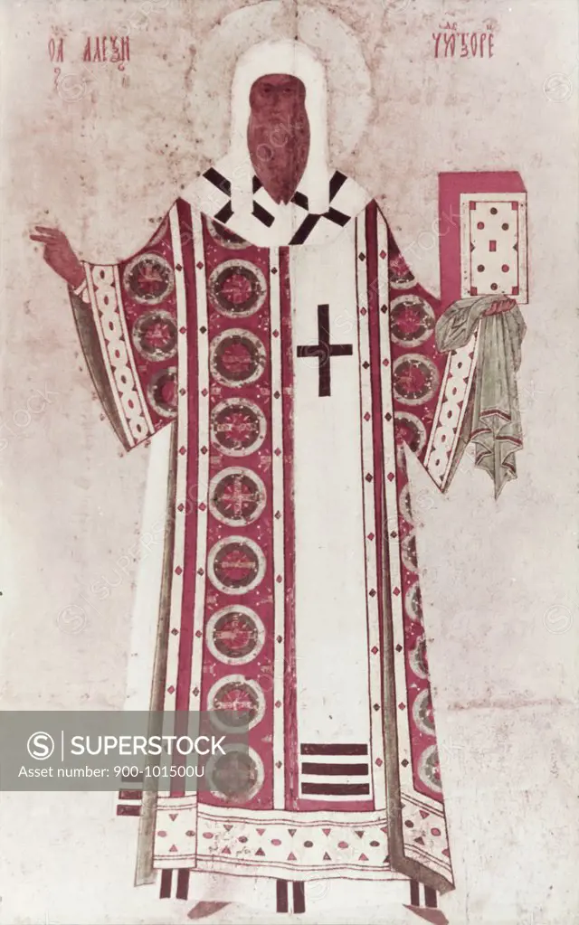 The Metropolitan Aleksei 15th Century Dionisius (15th C. Russian) Icon