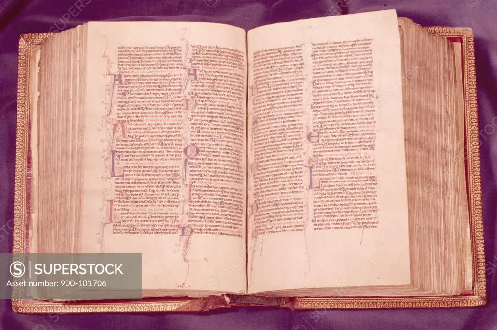 Vulgate Bible,  Manuscript,  USA,  New York,  New York City,  American Bible Society,  1250 A.D.