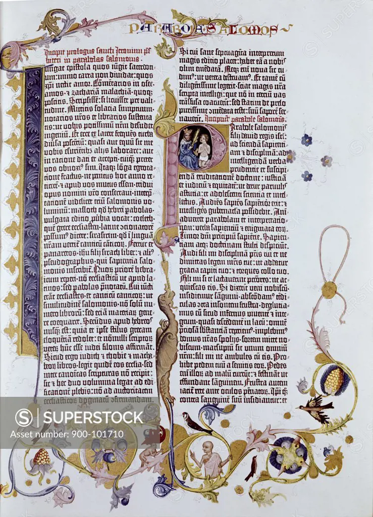 Gutenberg Bible  1456 Johann Gutenberg (ca.1397-1468 German)