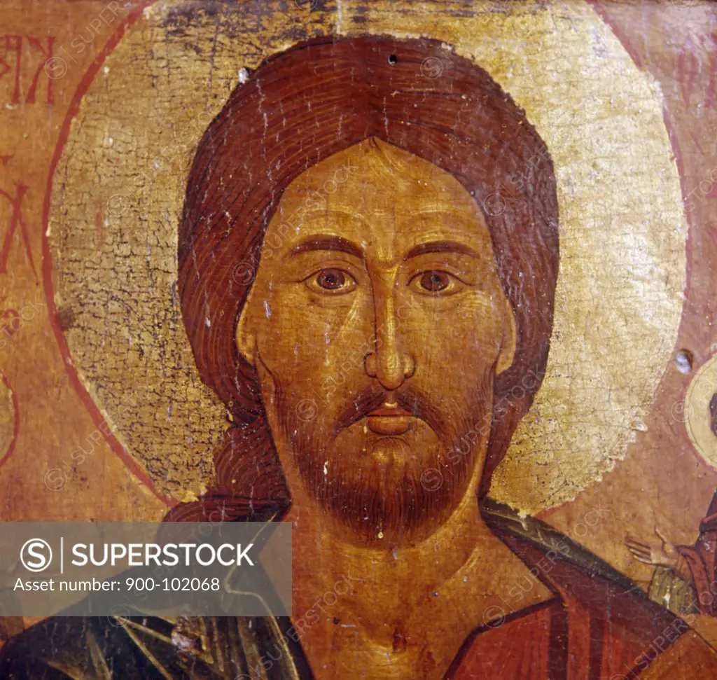 Jesus,  icon,  17th century,  Romania,  Museum of the Varatec Monastery