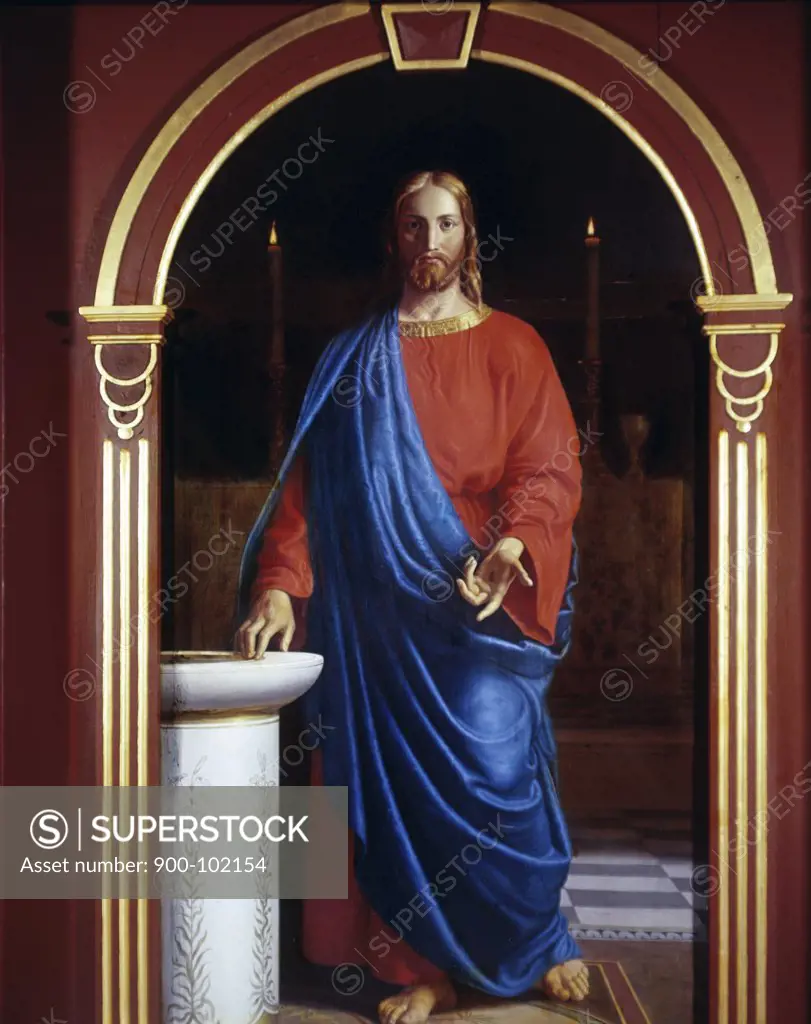Jesus as High Priest Christen Dalsgaard (1824-1907 Danish)