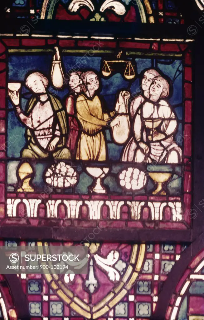 Bankers, Stained Glass,